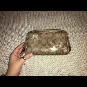 Coach makeup bag